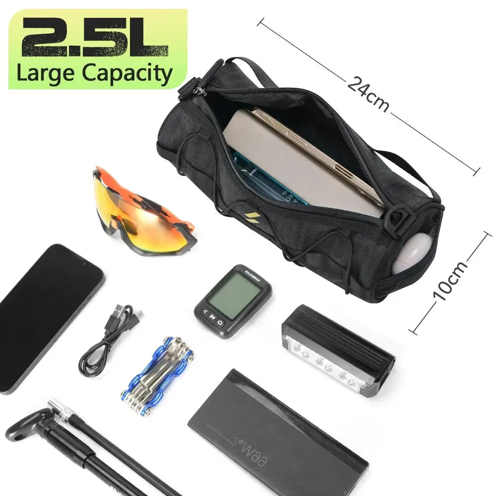Bikepacking Handlebar Bag — 2.5L Waterproof